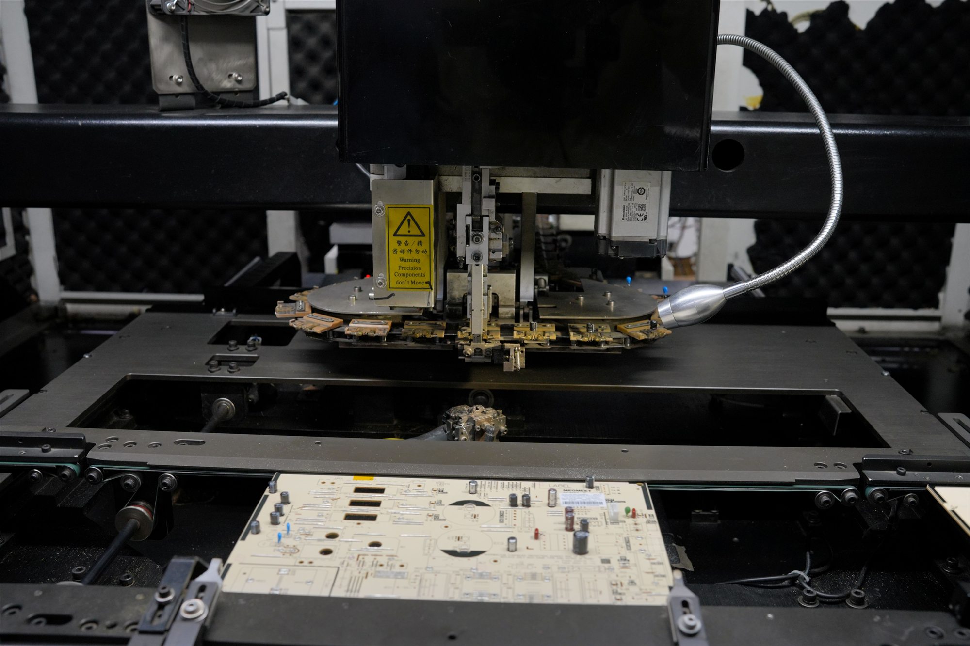 Automated SMT placement equipment at PCT